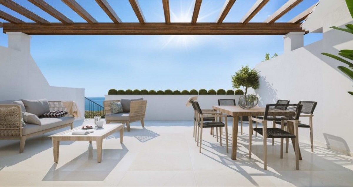 Terrace of Single-family semi-detached for sale in Fuengirola  with Air Conditioner, Terrace and Swimming Pool