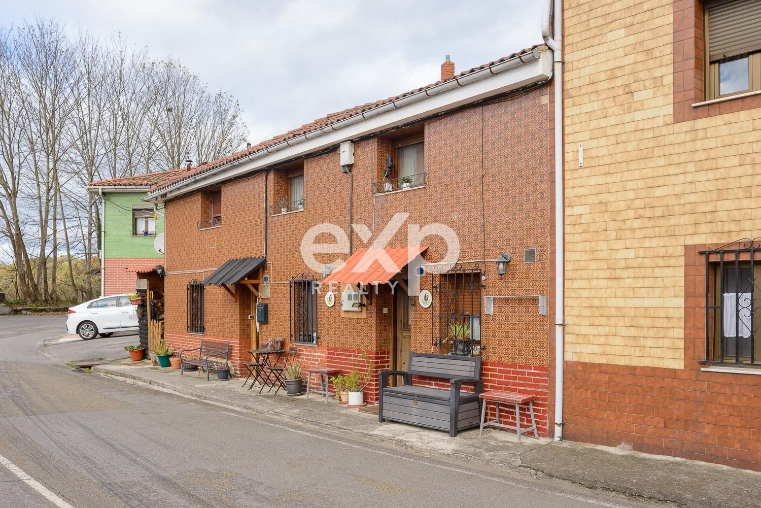 Exterior view of Single-family semi-detached for sale in Mieres (Asturias)  with Heating