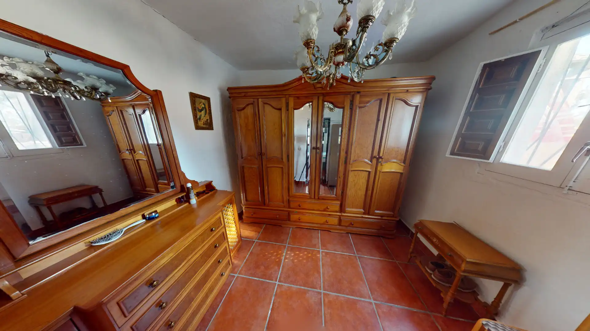 Dormitori de Finca rústica en venda en Fiñana amb Aire condicionat, Jardí privat i Terrassa