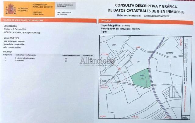 Terreno en Venta en Ibias