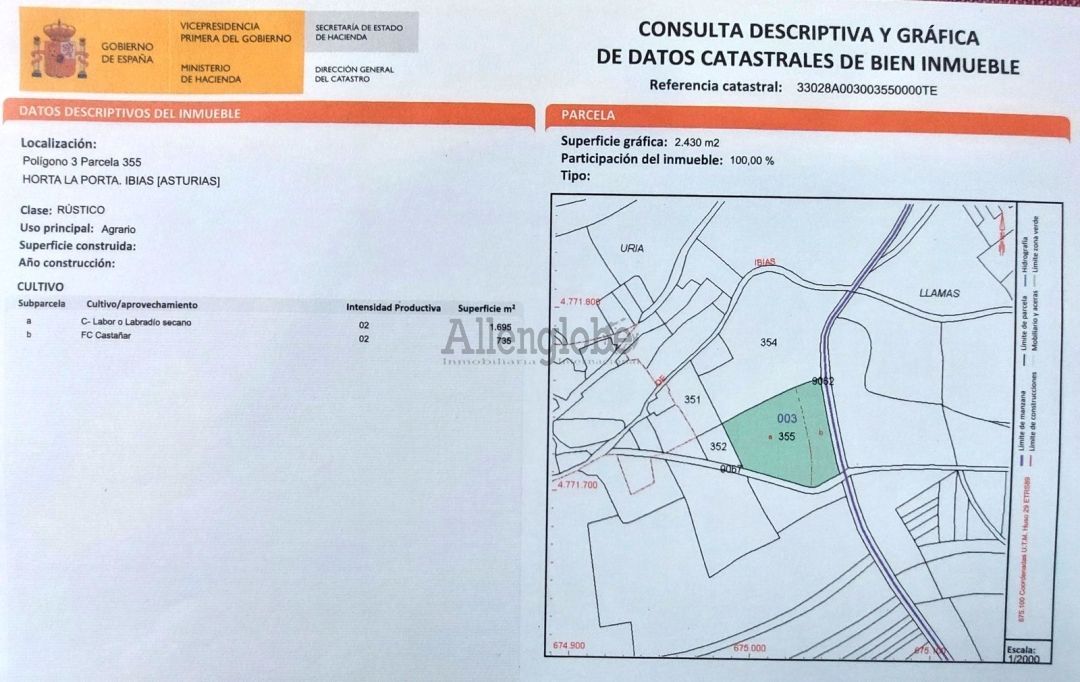 Land for sale in Ibias