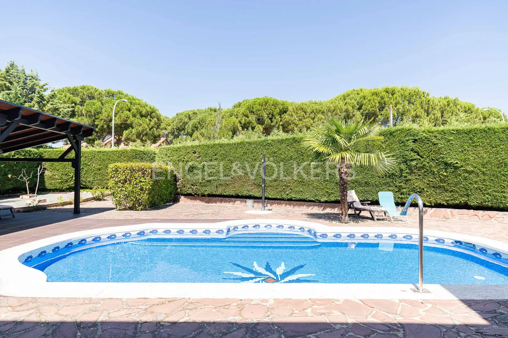 Piscina de Casa o xalet en venda en Galapagar amb Calefacció, Jardí privat i Terrassa