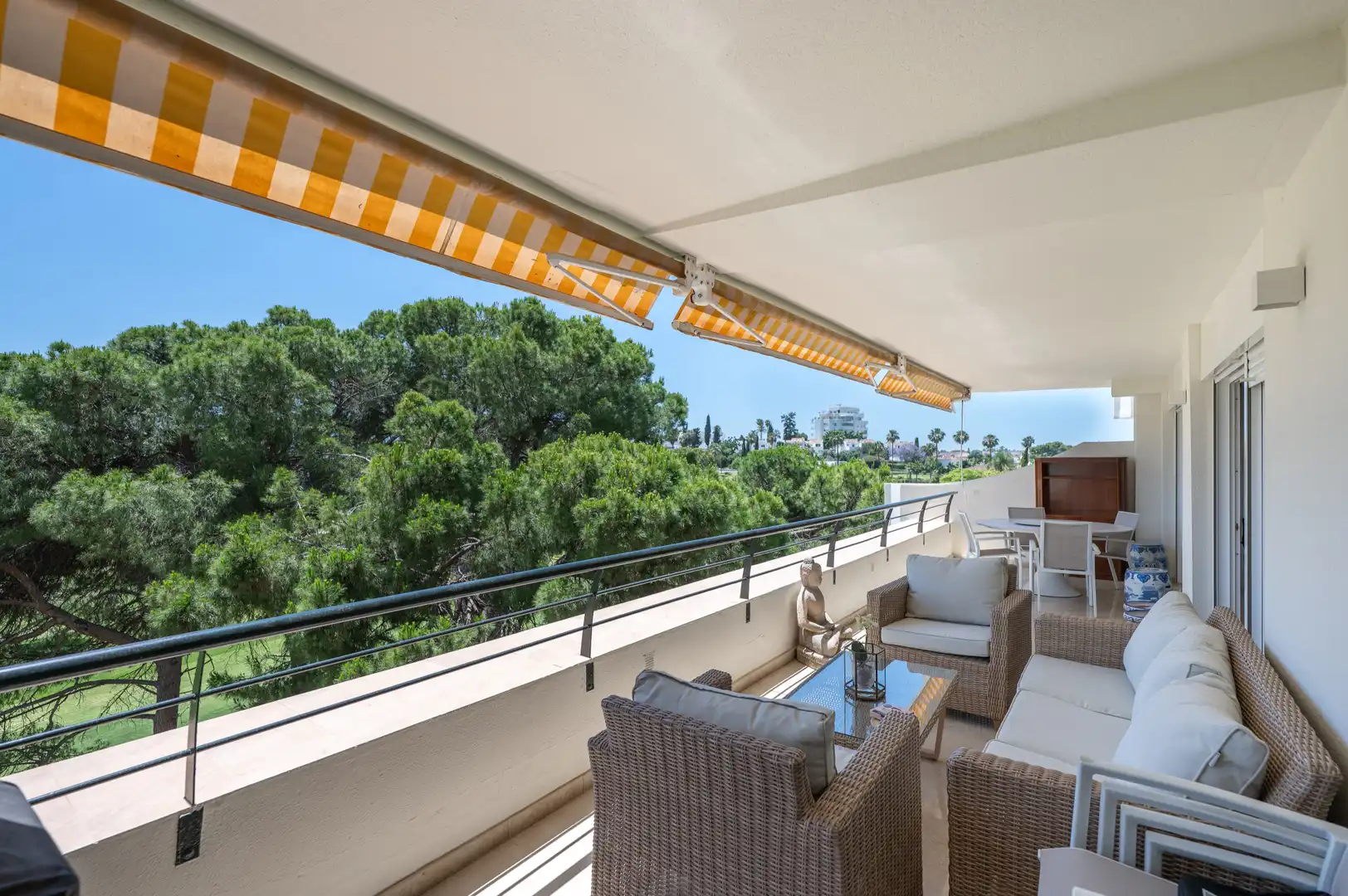 Terrace of Attic for rent in Marbella  with Air Conditioner, Terrace and Swimming Pool