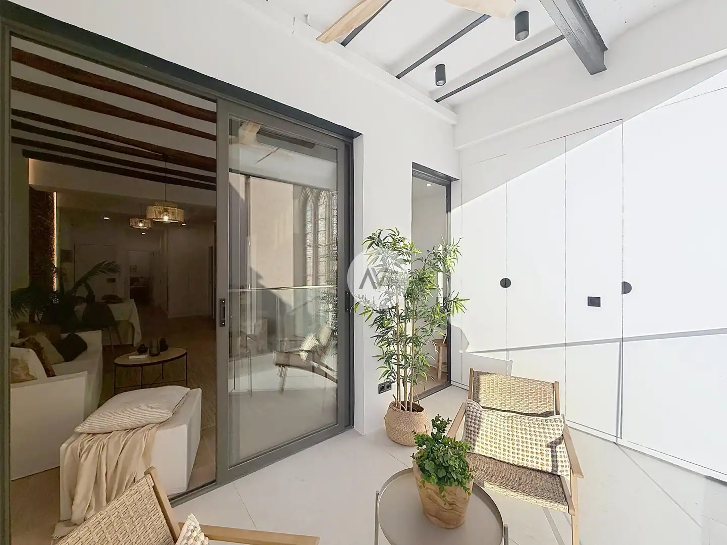 Terraza de Apartamento en venta en  Barcelona Capital con Aire acondicionado, Parquet y Terraza
