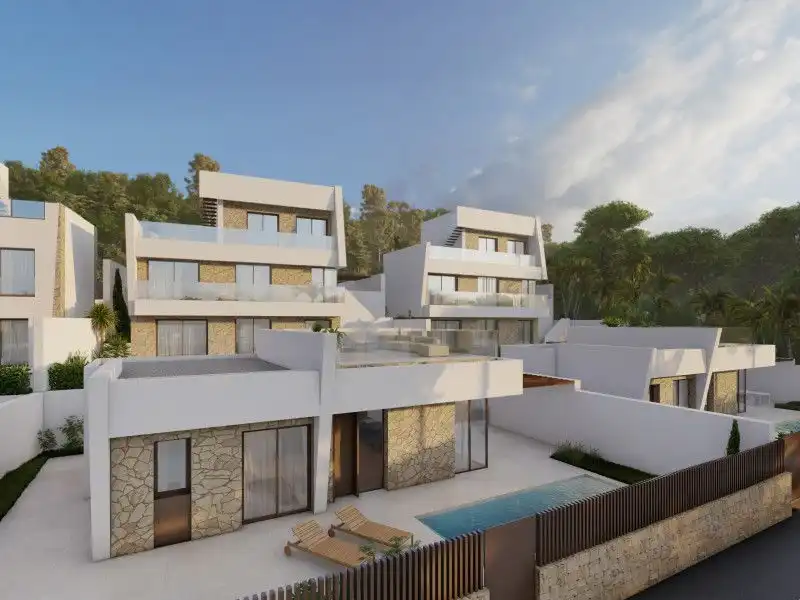 Detached house with pool for sale in Finestrat Pueblo