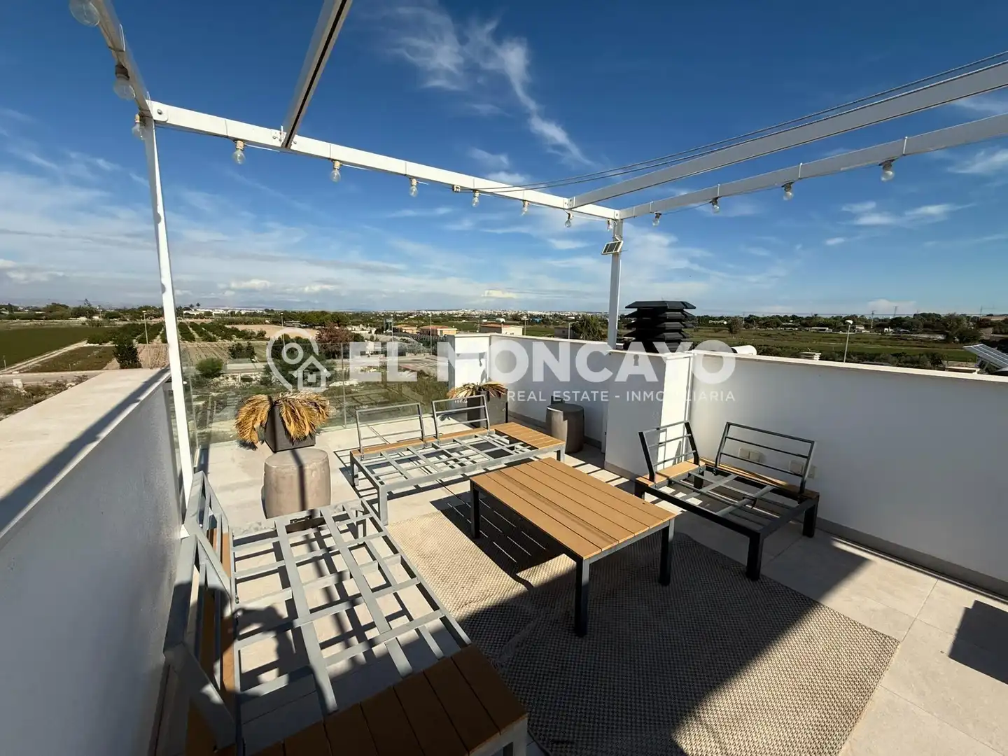 Terraza de Casa adosada en venta en Rojales con Aire acondicionado, Calefacción y Jardín privado