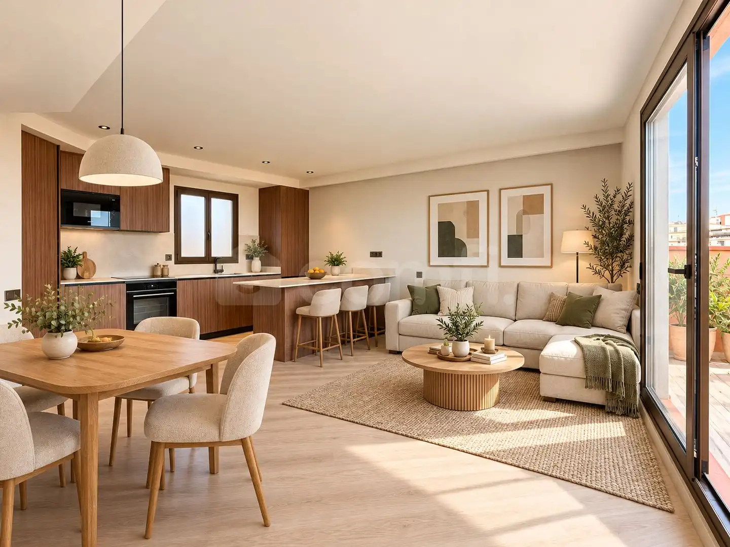 Ático con terraza en venta en Provença