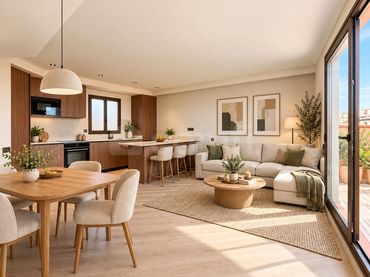 Penthouse mit Balkon zum Verkauf in Provença