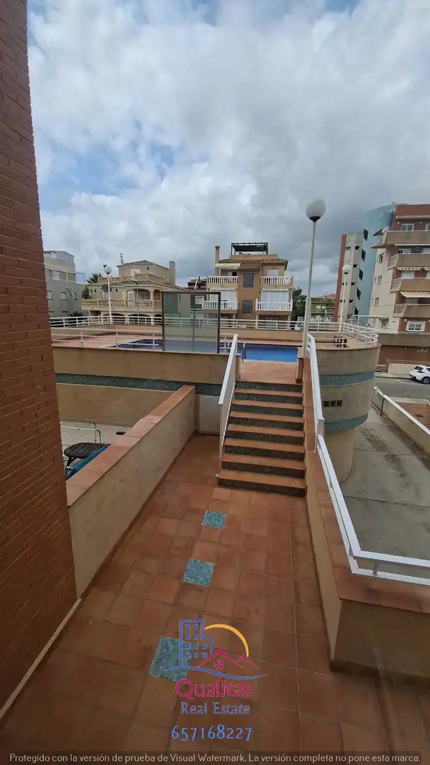 Piscina de Apartamento de alquiler en Oliva con Aire acondicionado, Calefacción y Terraza