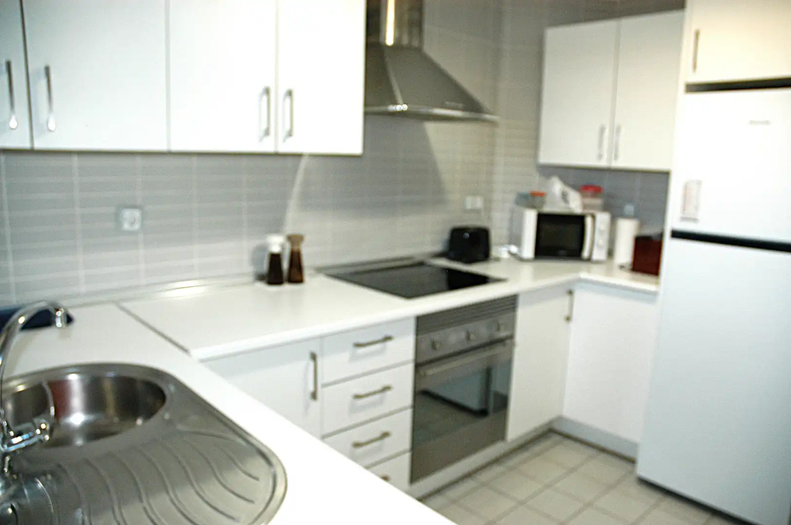 Cocina de Piso de alquiler en Murcia con Aire acondicionado, Calefacción y Parquet