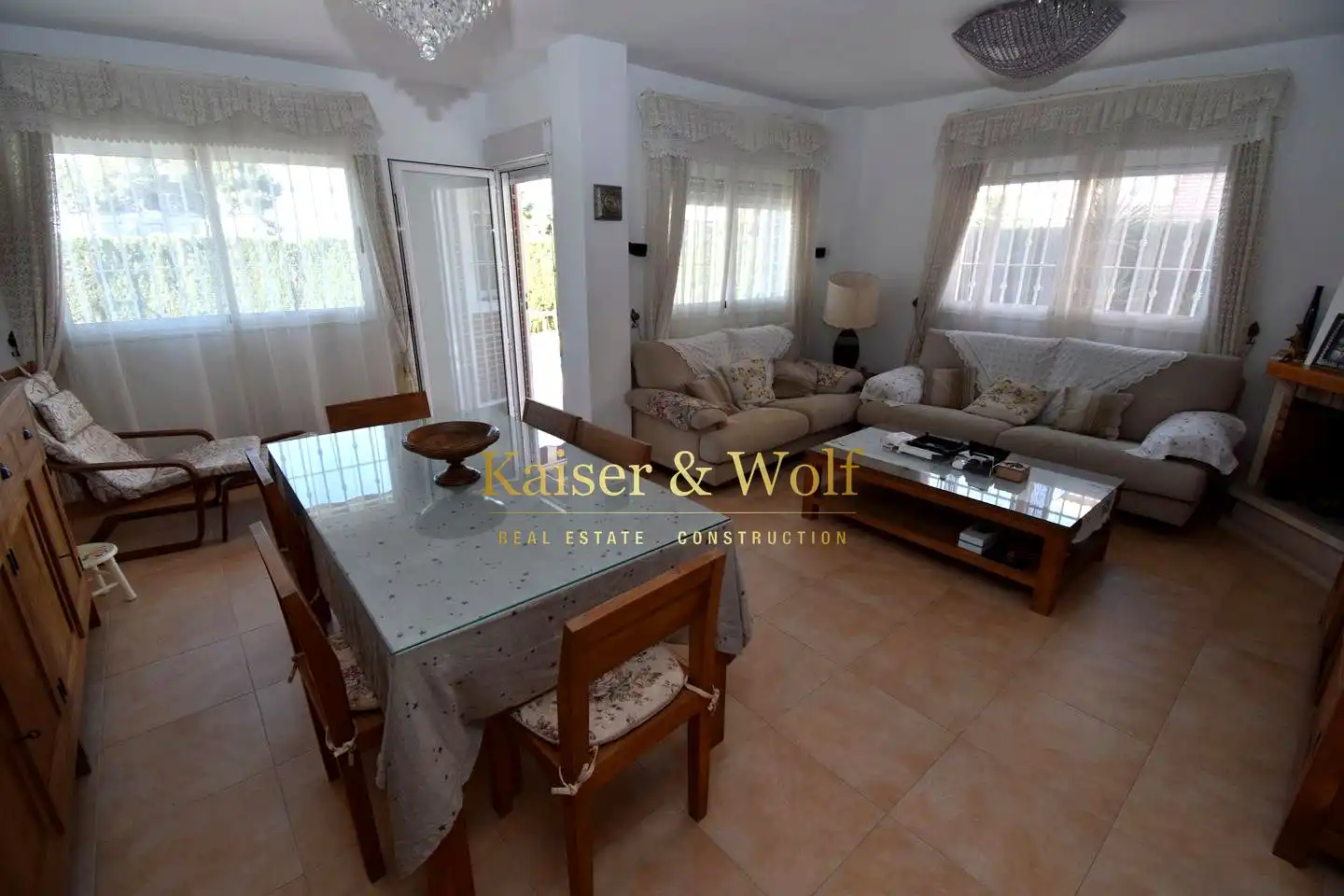 Vista exterior de Casa o chalet en venta en Santa Pola con Aire acondicionado, Jardín privado y Terraza
