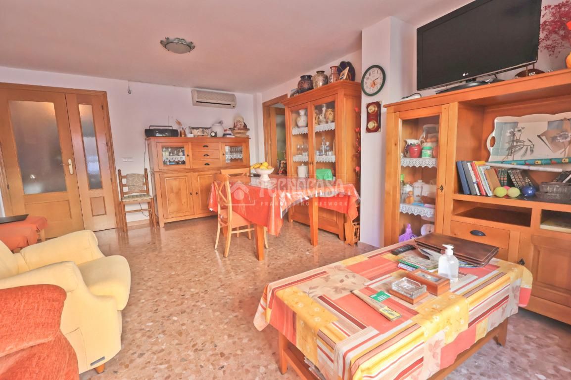 Living room of Flat for sale in Sagunto / Sagunt  with Air Conditioner, Furnished and Balcony