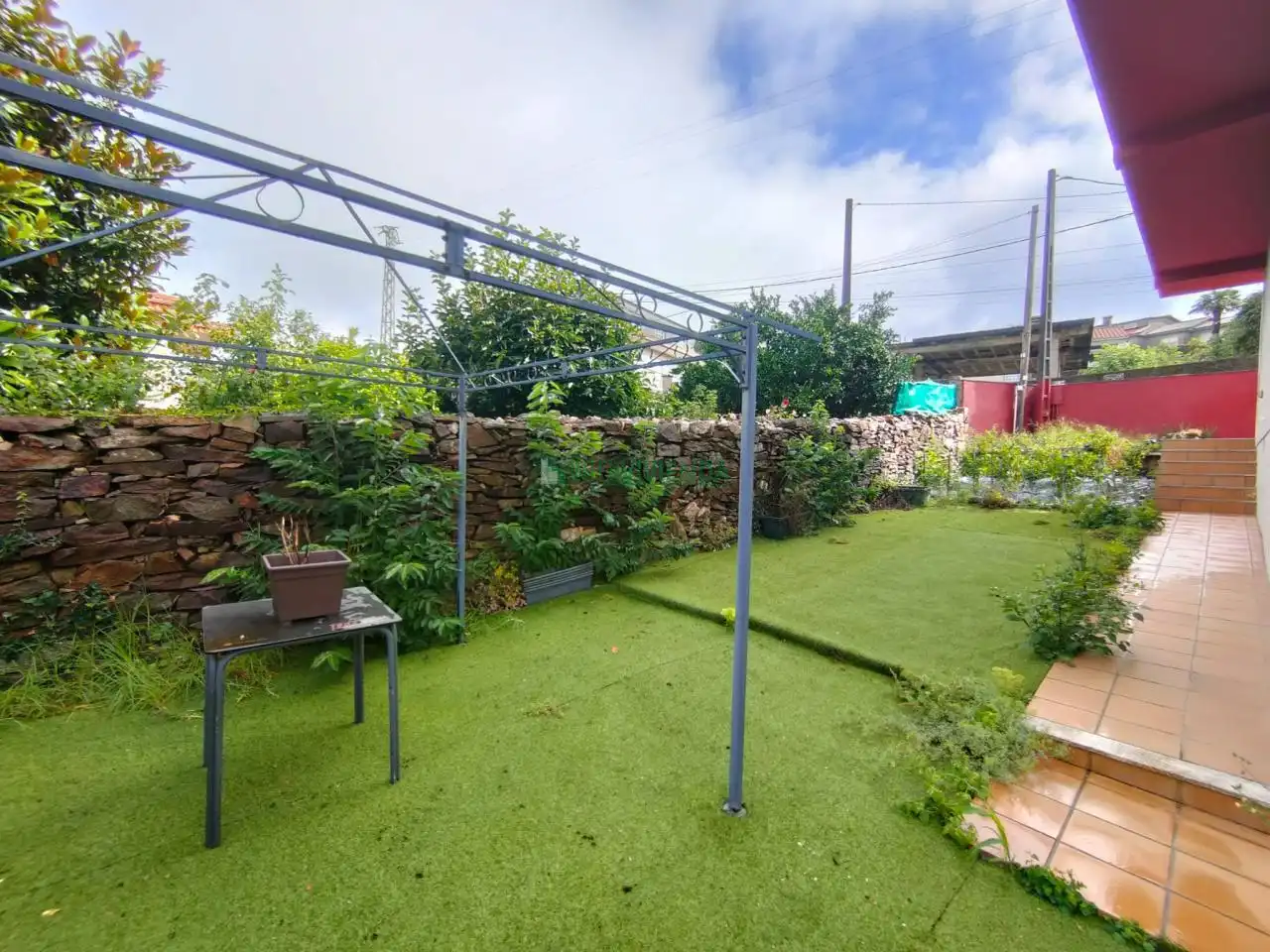 Terrassa de Casa o xalet de lloguer en Redondela amb Calefacció, Jardí privat i Moblat