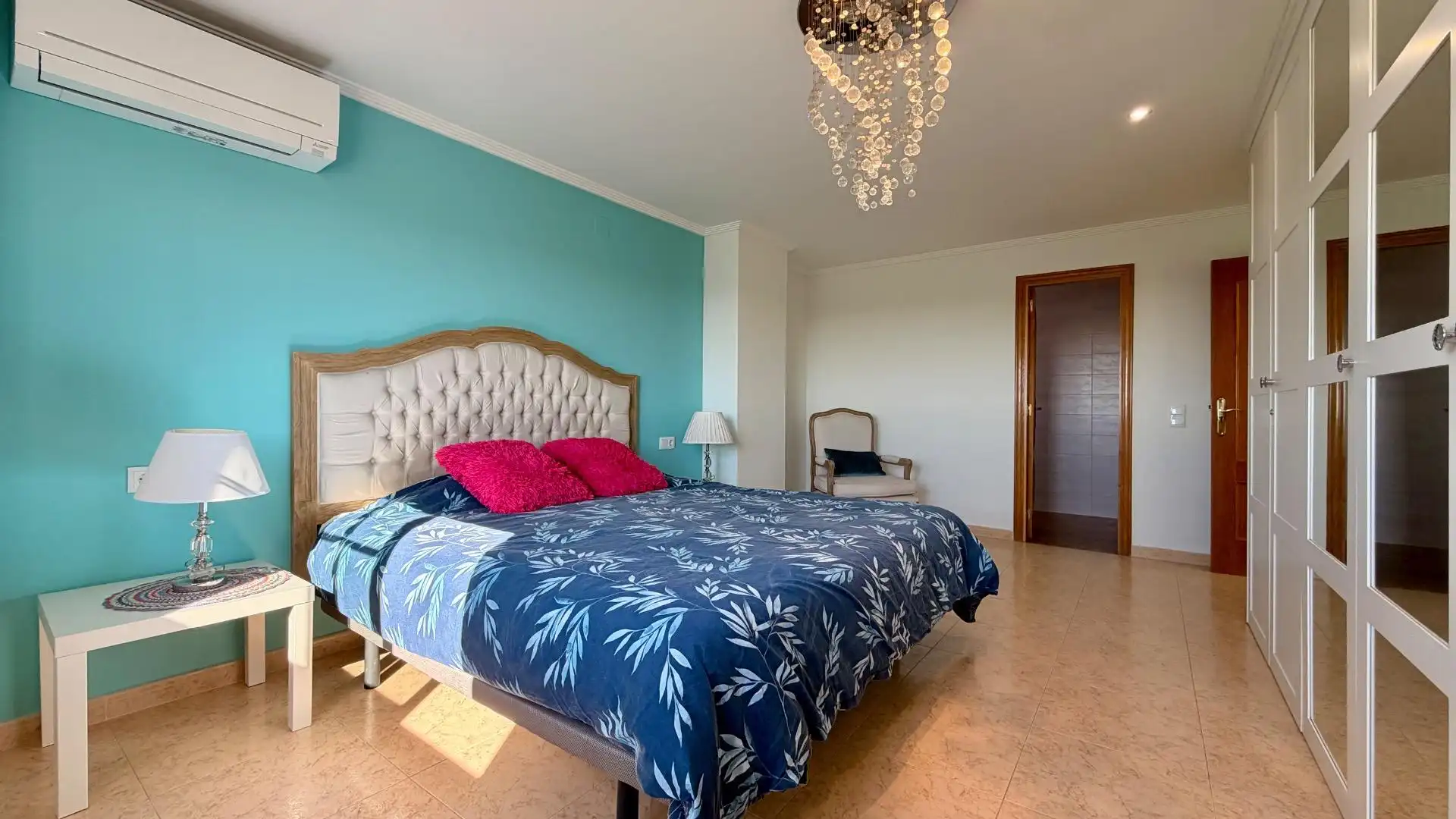 Bedroom of Houses for sale in Elche / Elx  with Air Conditioner, Heating and Terrace