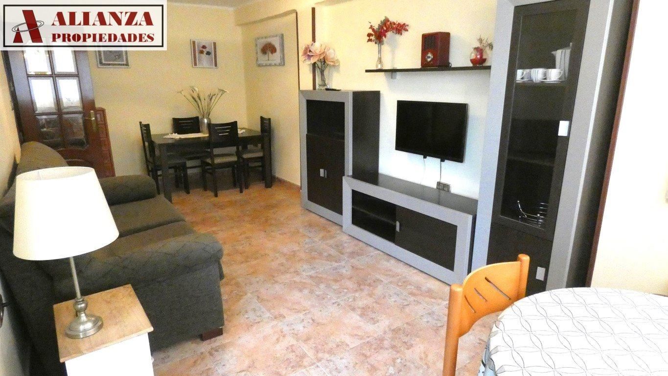 Sala d'estar de Pis de lloguer en Málaga Capital amb Moblat