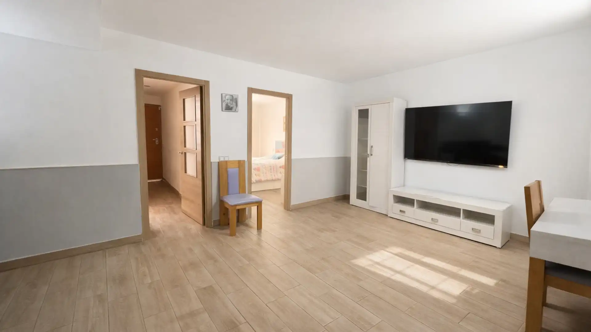Sala de estar de Casa o chalet en venta en Alcantarilla con Aire acondicionado, Parquet y Amueblado