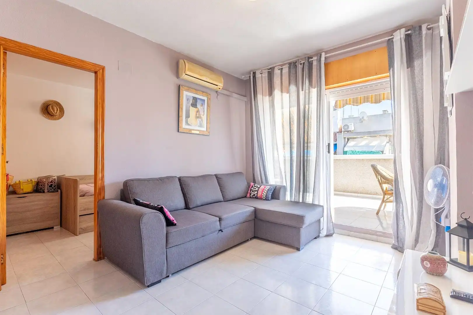 Sala d'estar de Àtic en venda en Torrevieja amb Aire condicionat i Terrassa