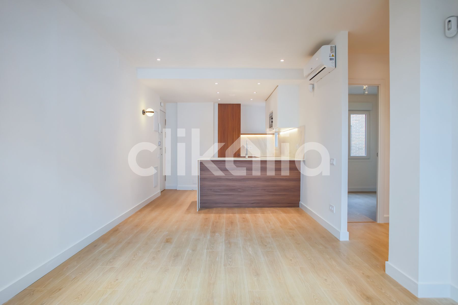 Kitchen of Flat for sale in  Madrid Capital  with Air Conditioner and Heating