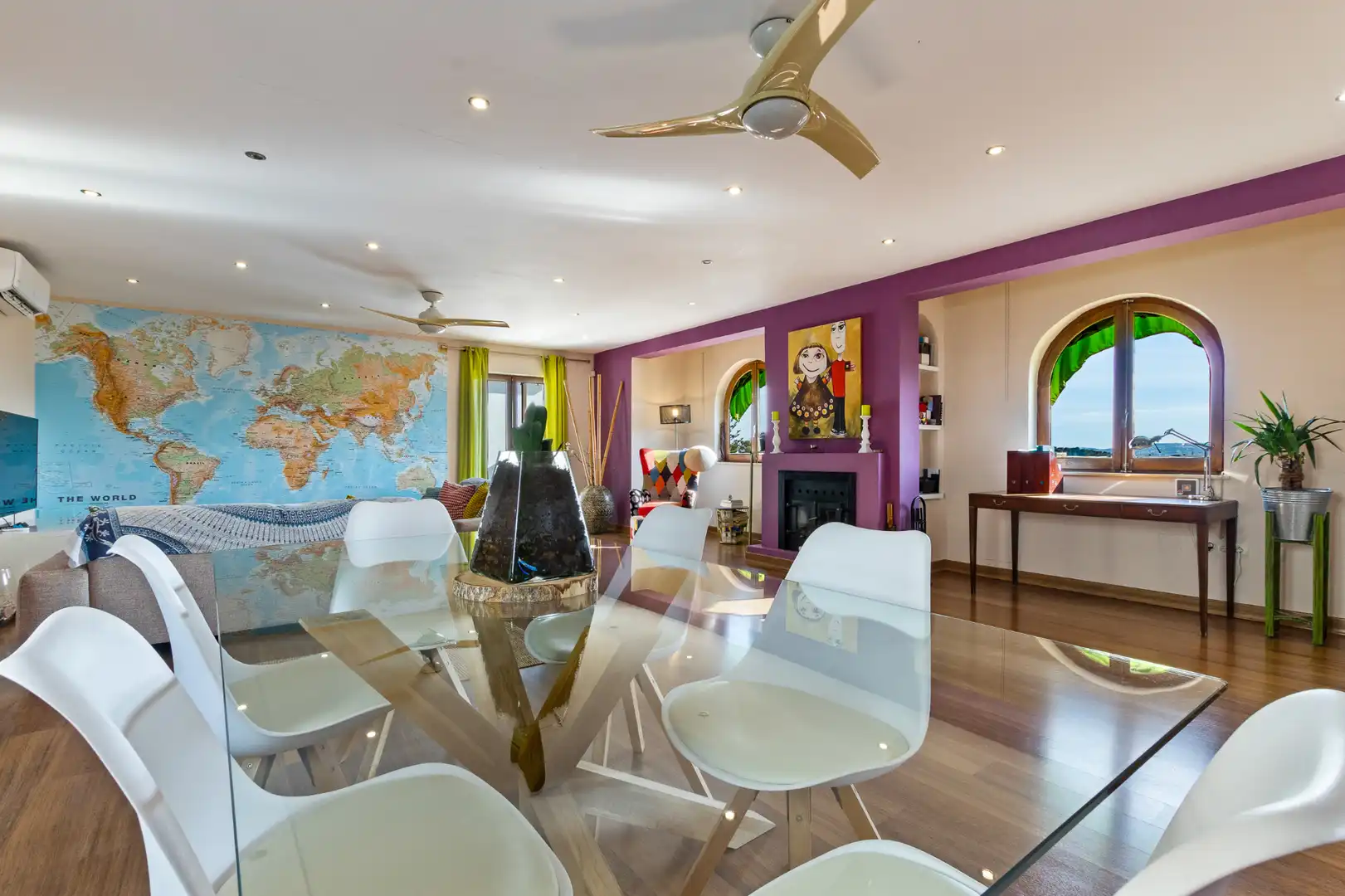 Dining room of Houses for sale in Fuengirola  with Air Conditioner, Private garden and Swimming Pool