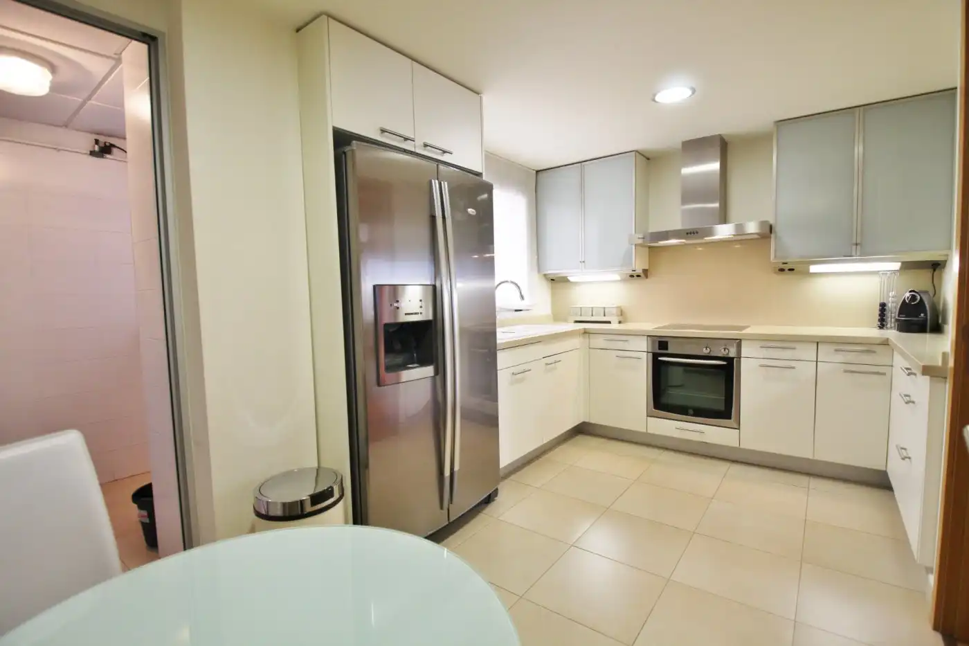 Küche von Wohnung zum Verkauf in Alicante / Alacant mit Klimaanlage, Terrasse und Möbliert