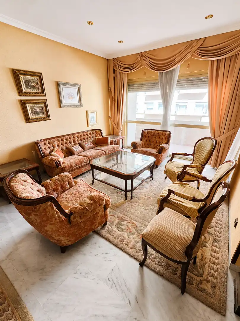 Wohnzimmer von Wohnung zum Verkauf in Sevilla mit Klimaanlage, Terrasse und Gemeinschaftspool