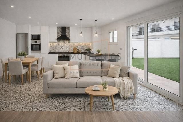 Wohnzimmer von Erdgeschoss zum Verkauf in Sant Feliu de Codines mit Heizung