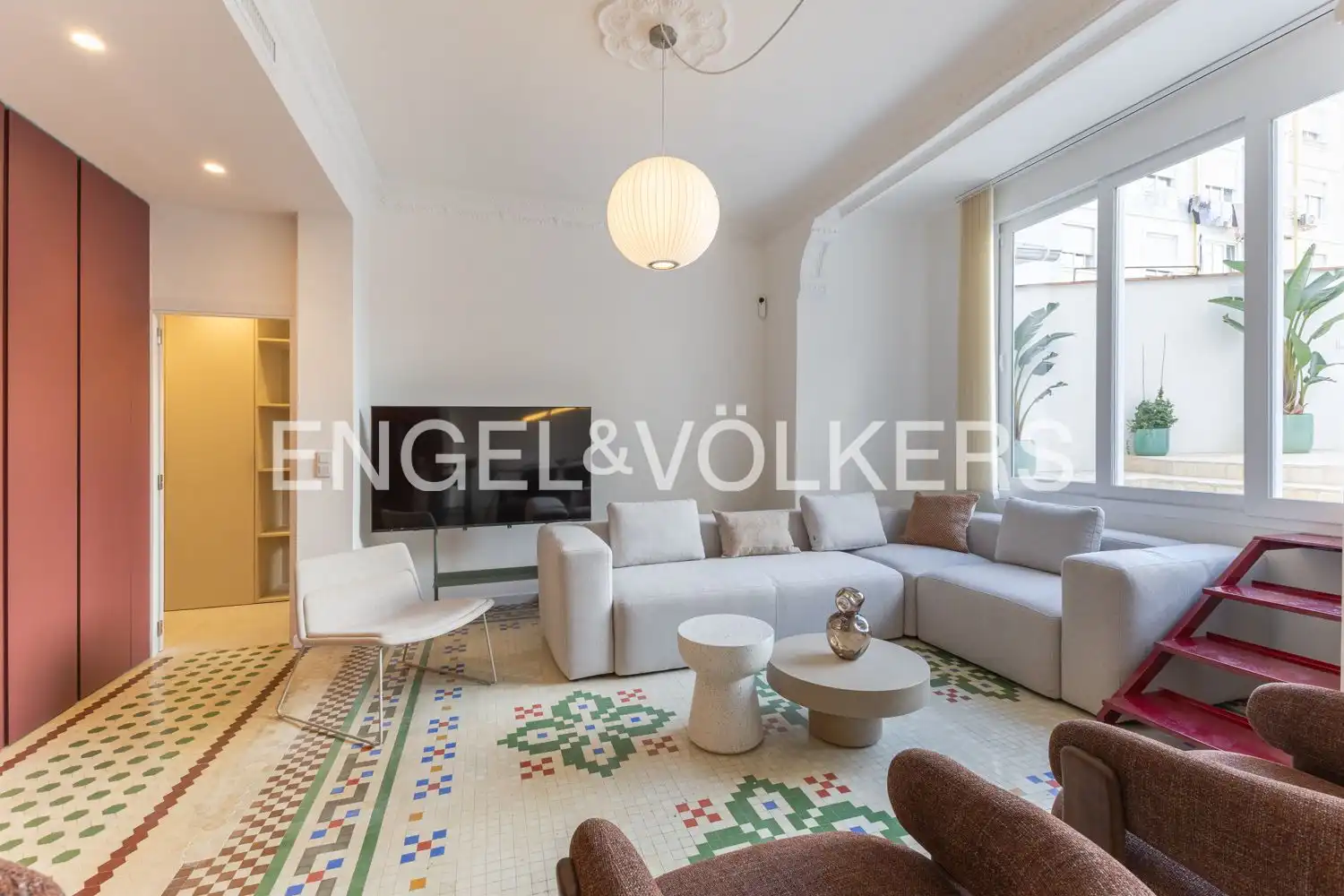 Sala de estar de Piso en venta en Valencia con Aire acondicionado, Calefacción y Jardín privado