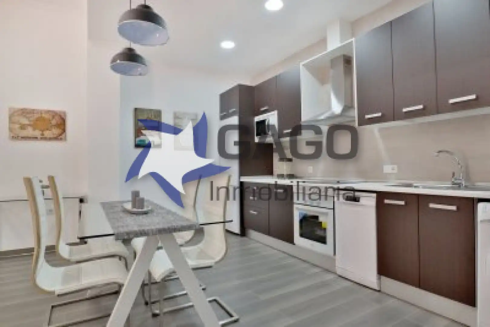 Cocina de Piso de alquiler en Córdoba con Aire acondicionado, Calefacción y Amueblado