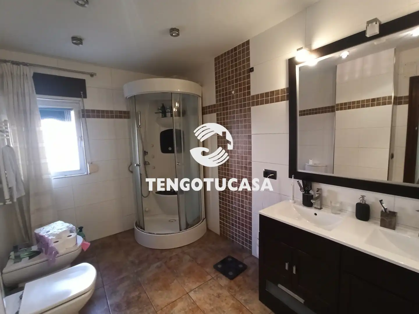 Baño de Piso de alquiler en Madrid con Aire acondicionado, Calefacción y Amueblado