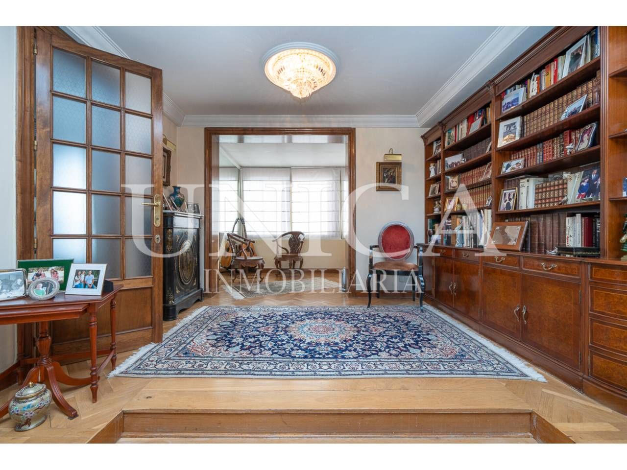 Sala de estar de Ático en venta en  Madrid Capital con Aire acondicionado, Calefacción y Parquet