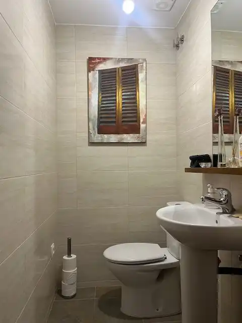 Baño de Casa adosada en venta en Alt Àneu con Calefacción, Parquet y Trastero
