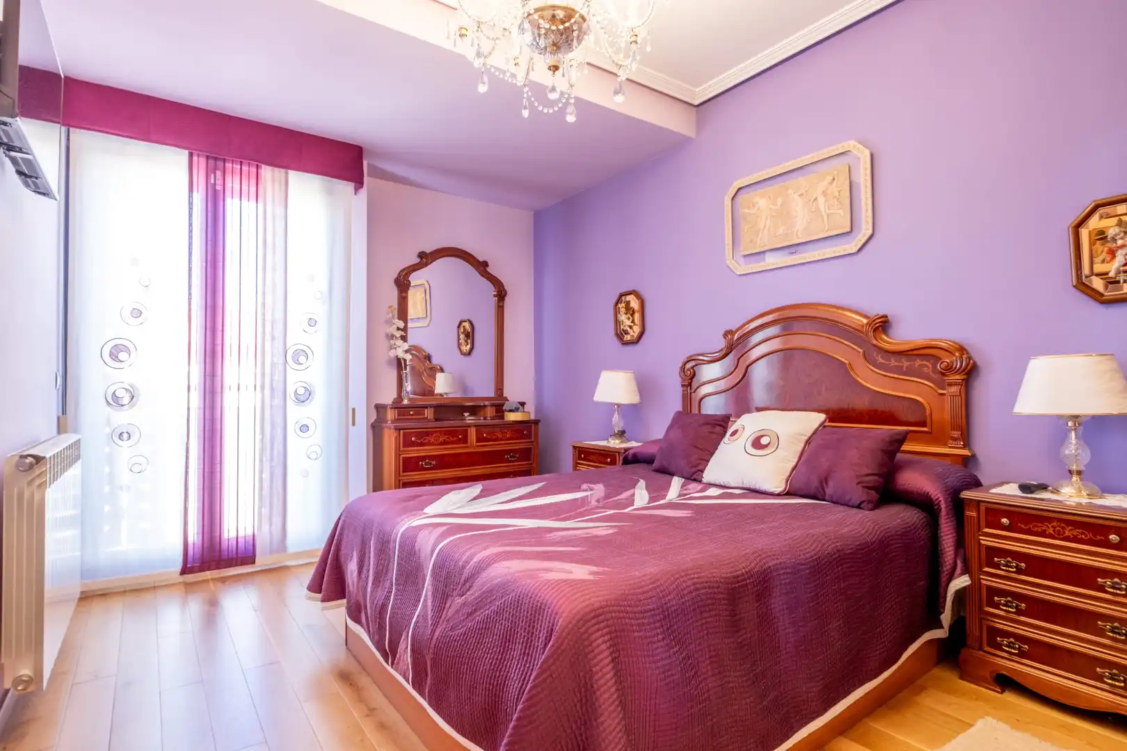 Bedroom of Houses for sale in Zaragoza  with Air Conditioner and Heating
