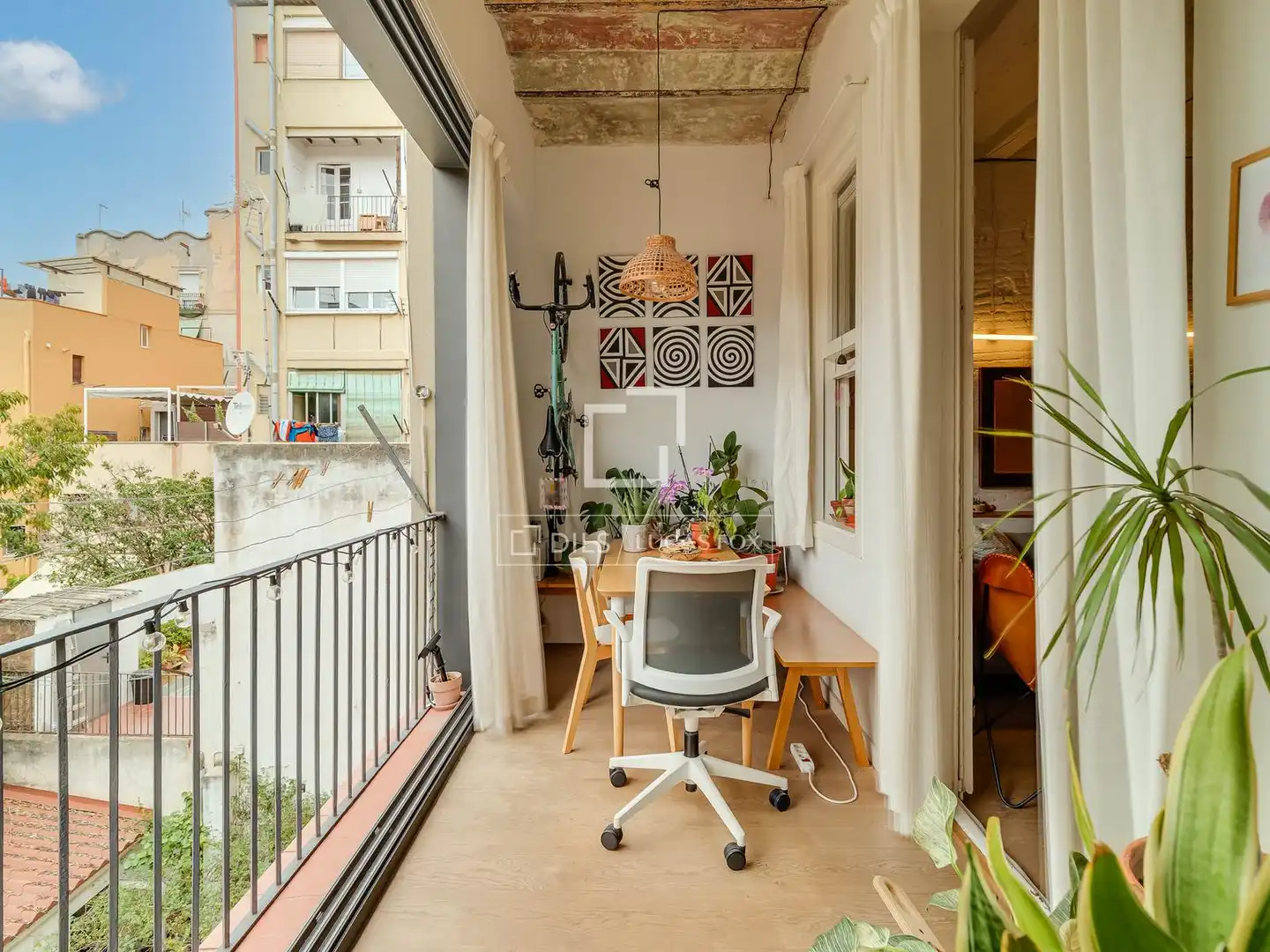 Terrasse von Wohnung zum Verkauf in Barcelona mit Klimaanlage, Heizung und Parkett