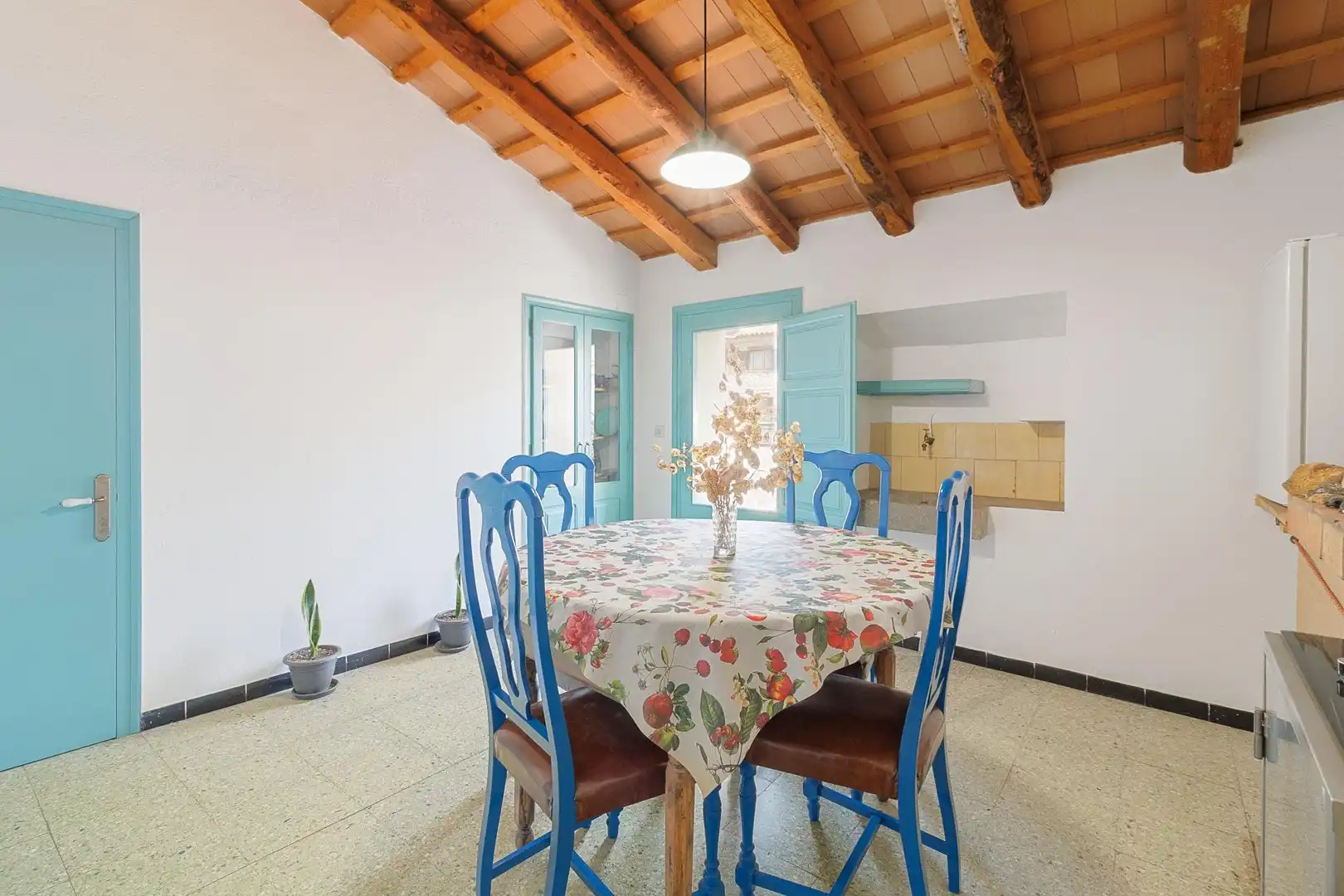 Esszimmer von Country house zum Verkauf in Sant Miquel de Fluvià mit Terrasse und Abstellraum
