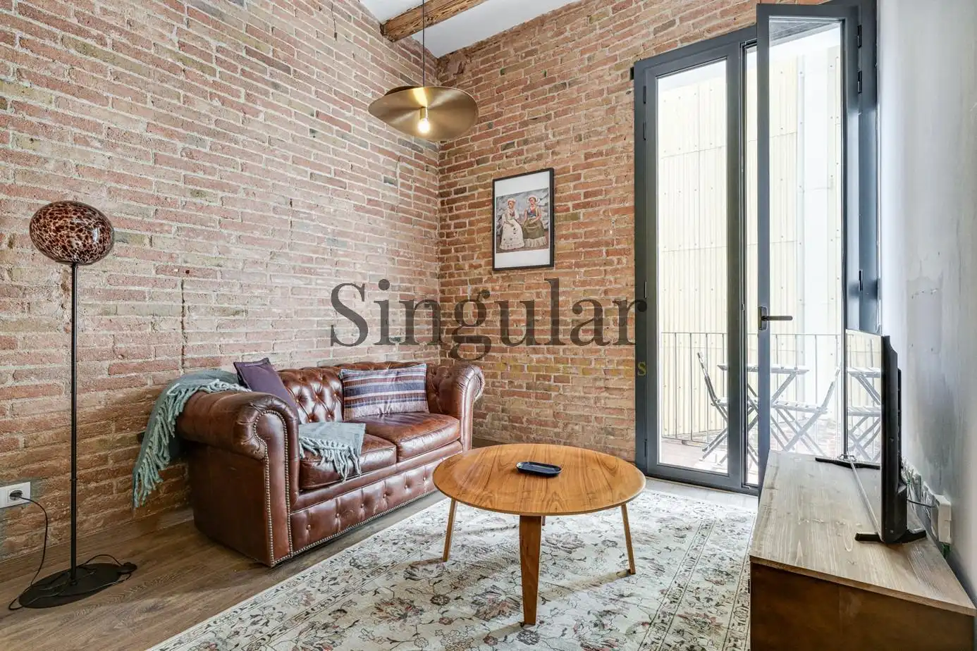 Living room of Flat for sale in Barcelona  with Air Conditioner and Heating