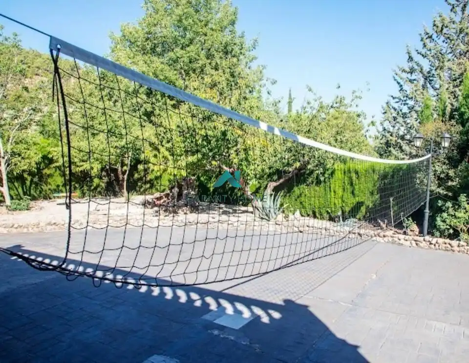 Vista exterior de Casa o xalet en venda en Los Villares amb Jardí privat, Terrassa i Piscina