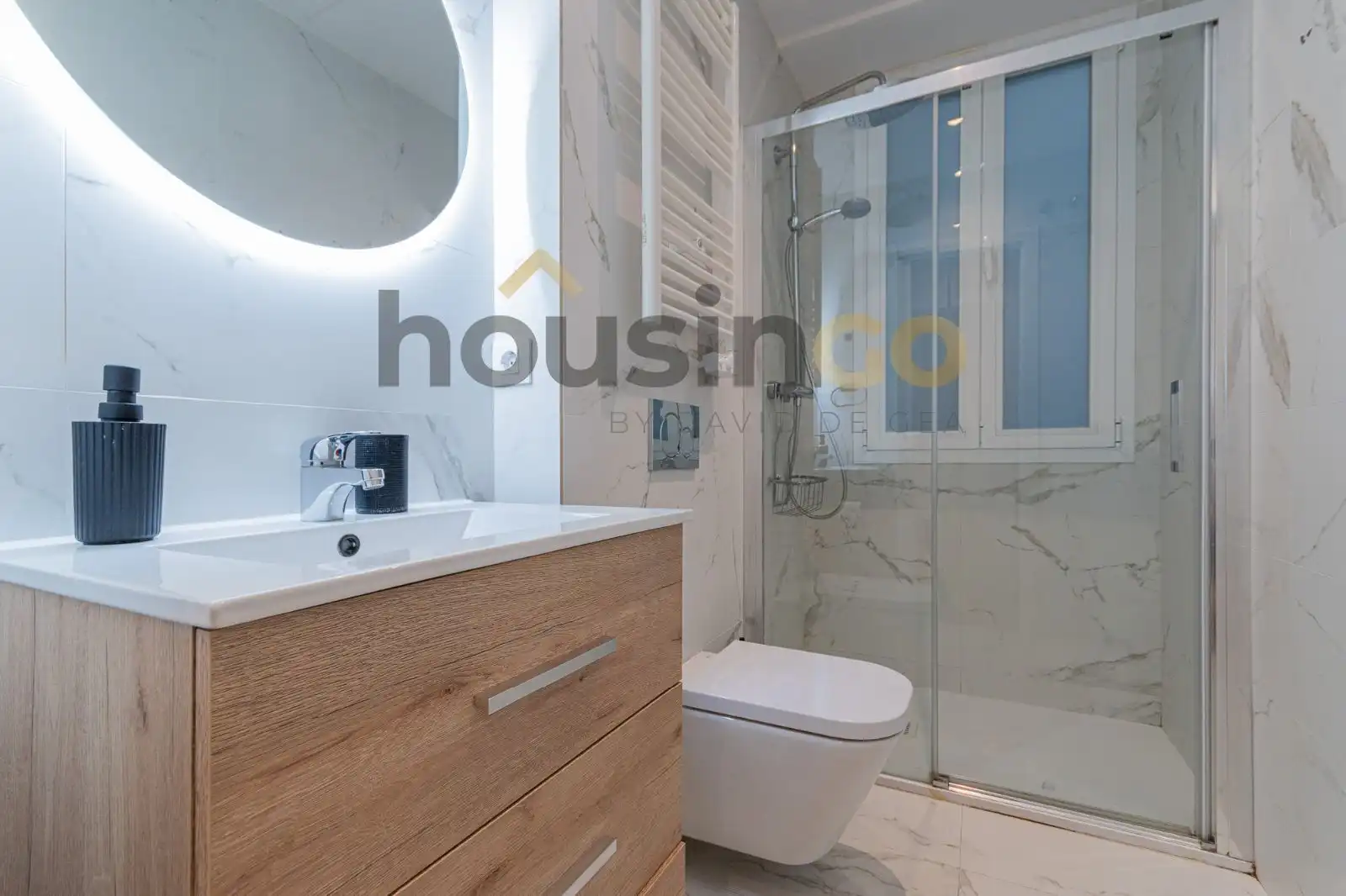 Baño de Piso de alquiler en Madrid con Aire acondicionado, Calefacción y Terraza