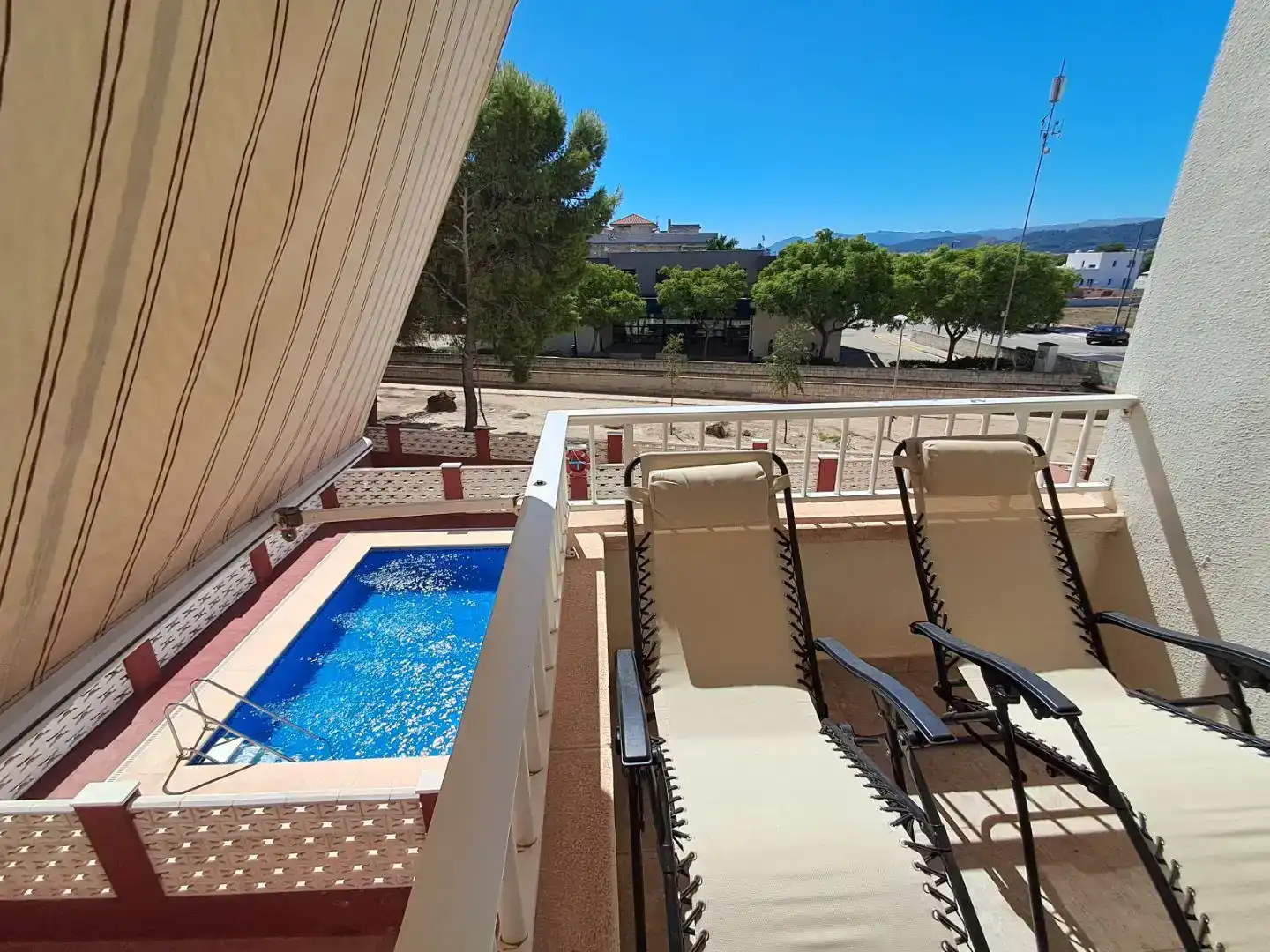 Terrasse von Wohnung zur Miete in Miramar, Valencia