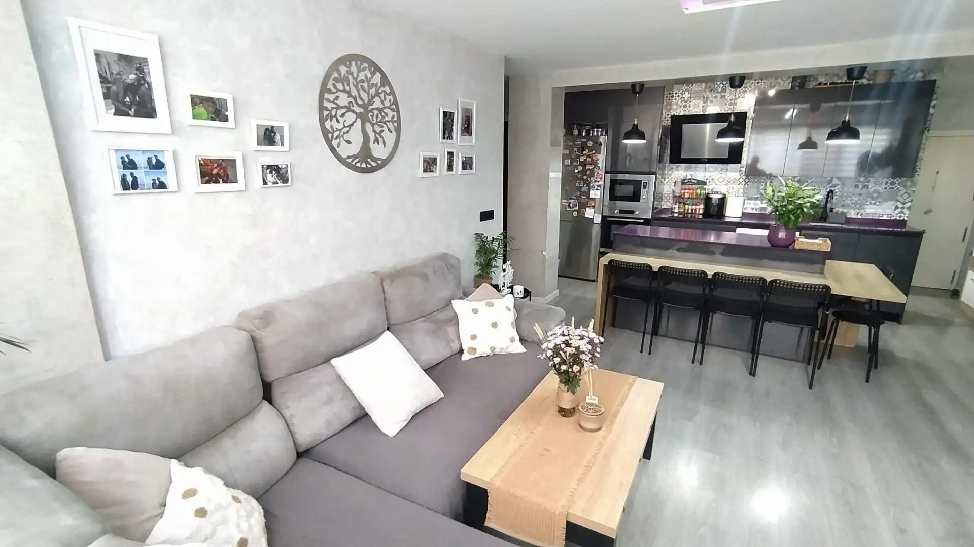 Sala de estar de Piso en venta en Málaga con Aire acondicionado y Terraza