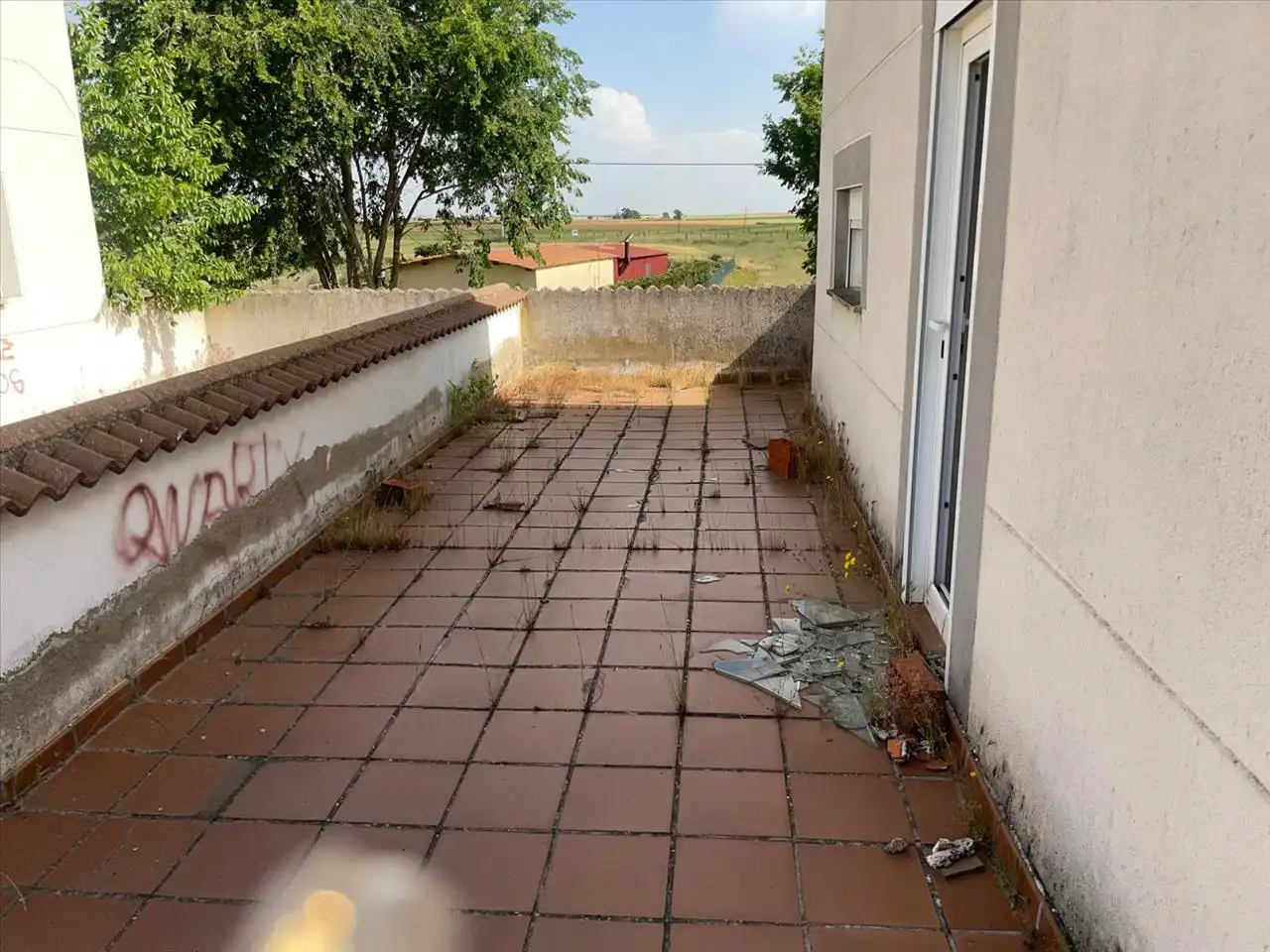 Terraza de Casa adosada en venta en Manganeses de la Lampreana