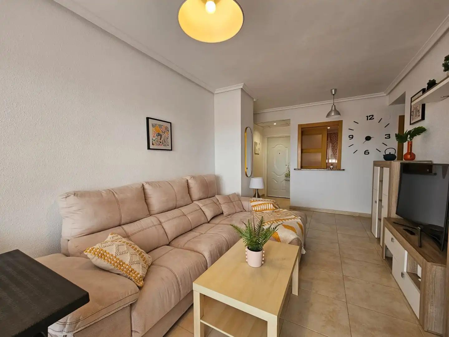 Sala de estar de Apartamento de alquiler en Cabanes con Aire acondicionado, Calefacción y Terraza