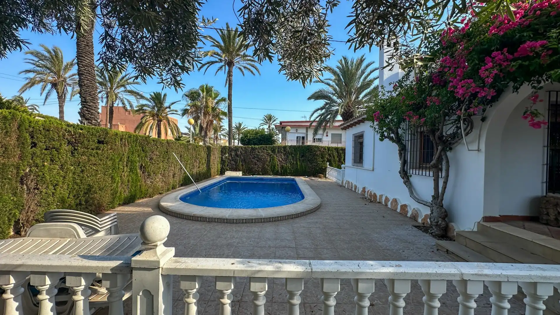 Exterior view of Houses for sale in Orihuela  with Air Conditioner, Swimming Pool and Furnished
