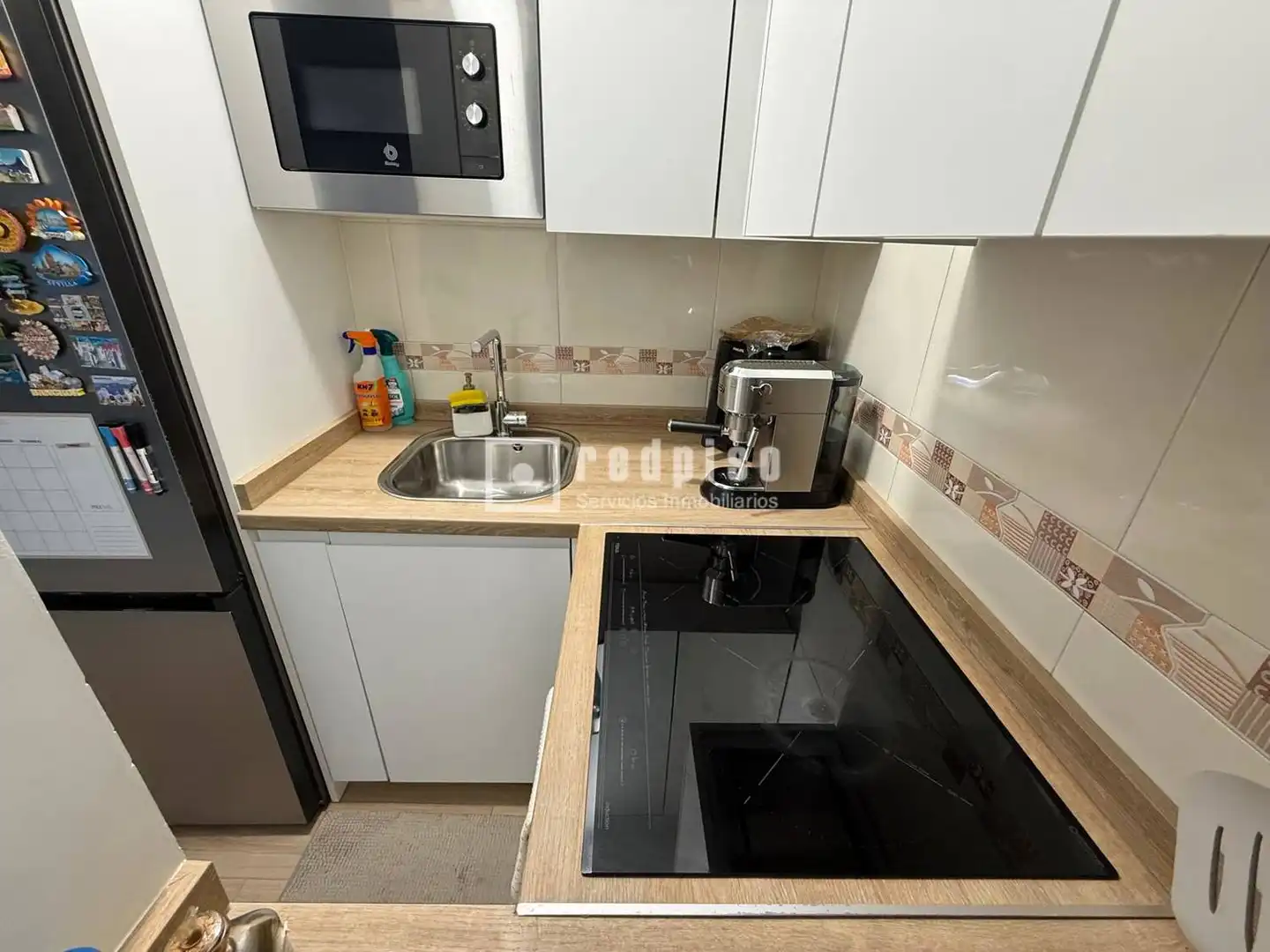 Küche von Wohnung zum Verkauf in Madrid mit Klimaanlage, Heizung und Privatgarten
