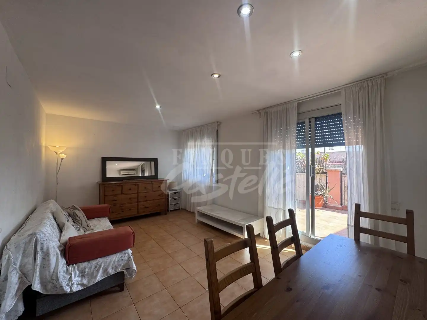Sala de estar de Piso en venta en Mataró con Aire acondicionado, Calefacción y Terraza