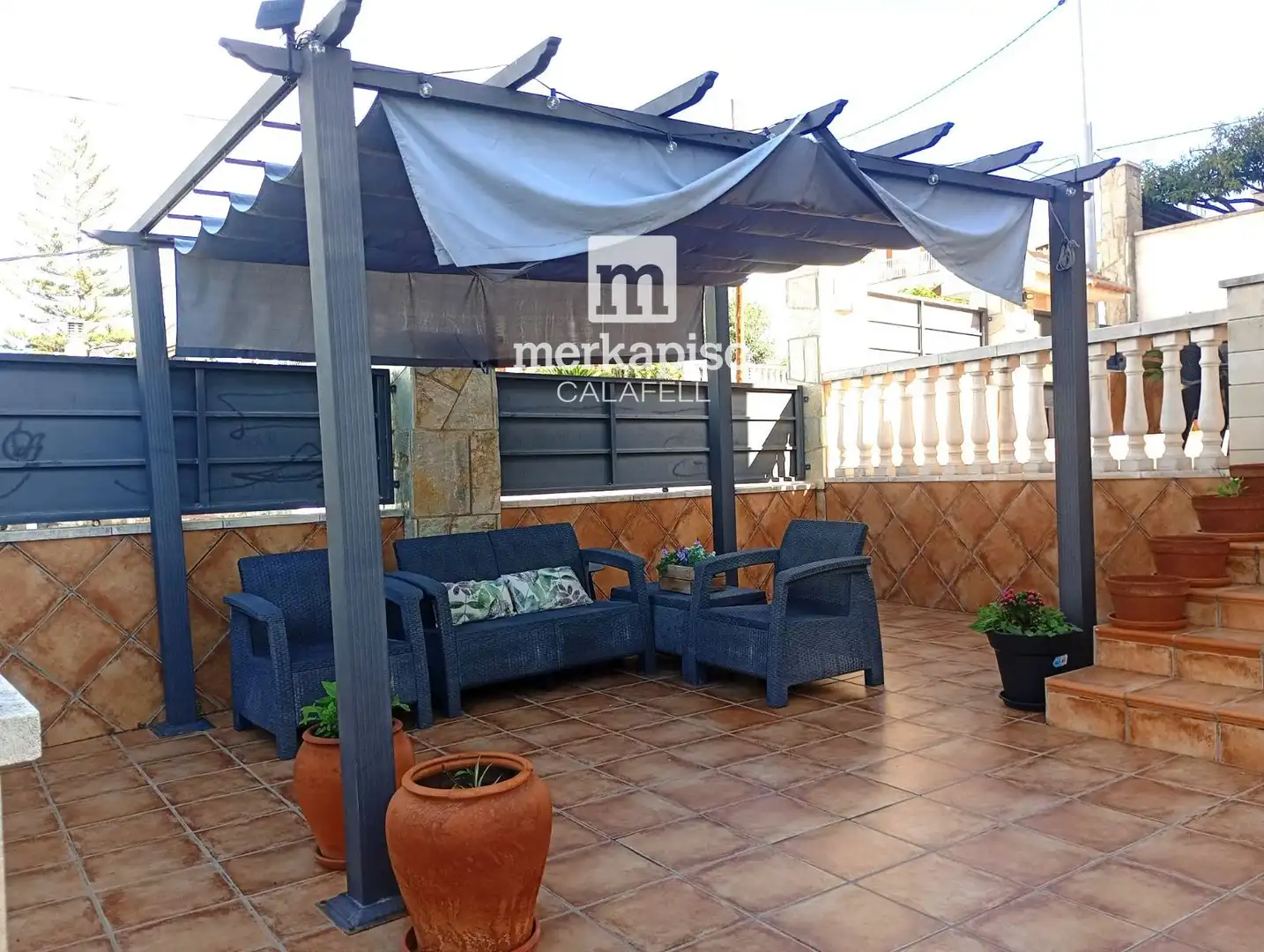 Terraza de Casa adosada en venta en Cunit Residencial