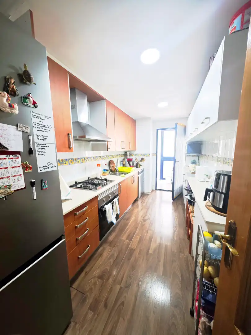 Cocina de Ático en venta en Alicante / Alacant con Aire acondicionado, Jardín privado y Parquet