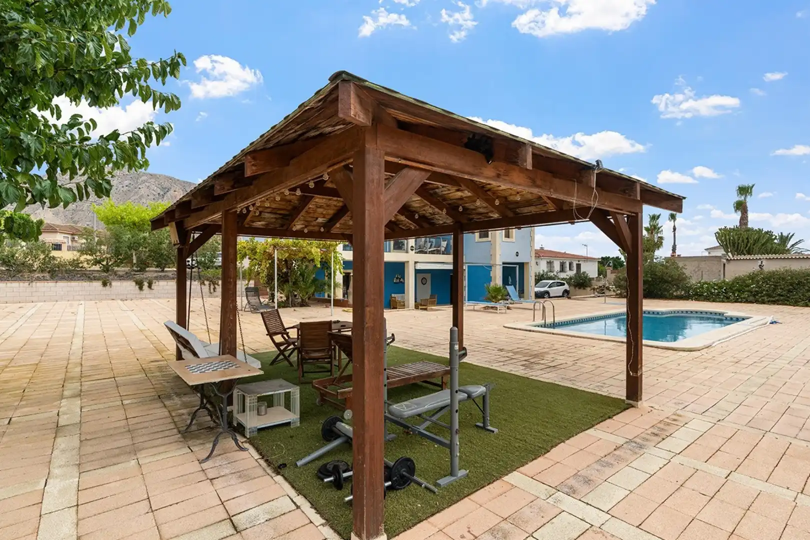 Terraza de Casa o chalet en venta en Alicante / Alacant con Aire acondicionado, Jardín privado y Terraza