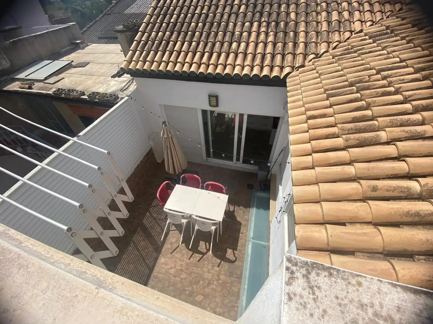 Terraza de Casa adosada en venta en El Real de Gandia con Aire acondicionado, Amueblado y Horno