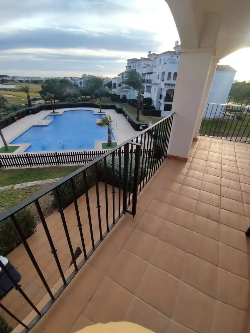 Balcony of Apartments for rent in Murcia  with Air Conditioner, Terrace and Furnished
