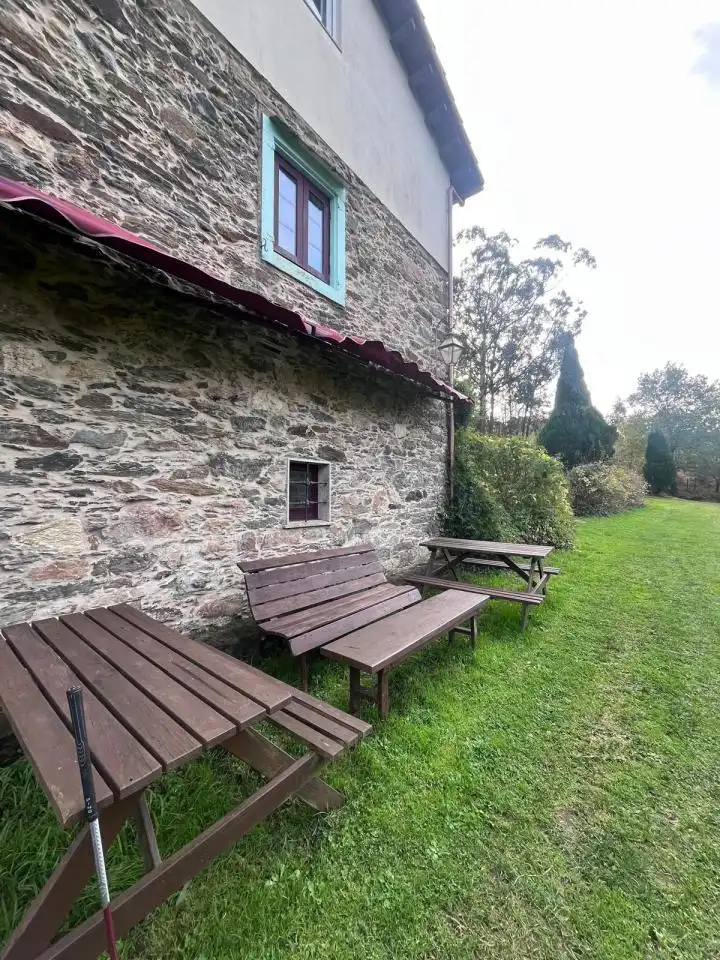 Terrasse von Country house zum Verkauf in San Sadurniño mit Heizung, Privatgarten und Schwimmbad
